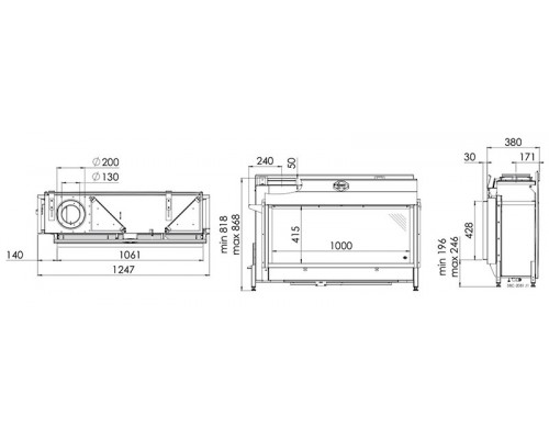Камин Spartherm Metro 100XT-41 RCH Камин Spartherm Metro 100XT-41 RCH