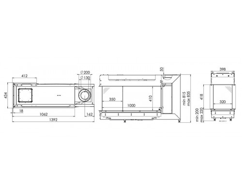 Камин Spartherm Metro 100XTL-41 RCH Камин Spartherm Metro 100XTL-41 RCH