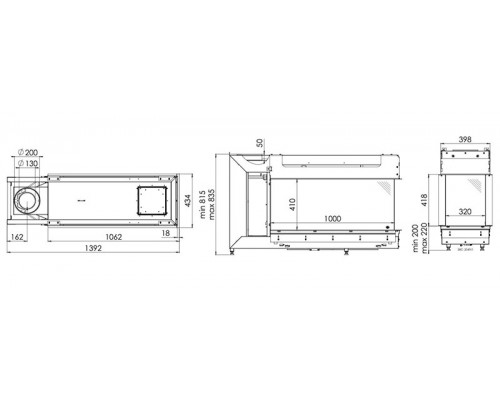 Камин Spartherm Metro 100XTU-41 RCH 