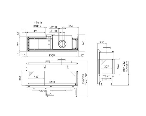 Камин Spartherm Metro 130XTL-41 RCH
