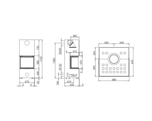 Печь-камин Spartherm Ares Печь-камин Spartherm Ares