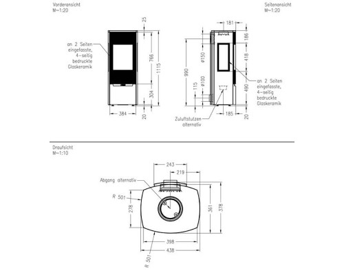 Печь-камин Spartherm Stovo L plus Печь-камин Spartherm Stovo L plus
