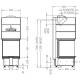 Каминная топка Spartherm Linear 4S Arte U50h d200