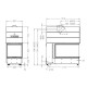 Каминная топка Spartherm Linear 4S Arte U90h d200
