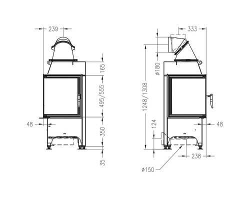 Каминная топка Spartherm Linear 4S Mini 2L Каминная топка Spartherm Linear 4S Mini 2L