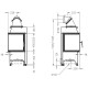 Каминная топка Spartherm Linear 4S Mini 2L
