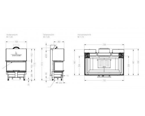 Каминная топка Spartherm Linear 4S Varia AS-3RLh Каминная топка Spartherm Linear 4S Varia AS-3RLh