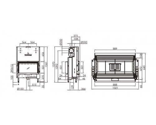Каминная топка Spartherm Linear 4S Varia FD87h Каминная топка Spartherm Linear 4S Varia FD87h