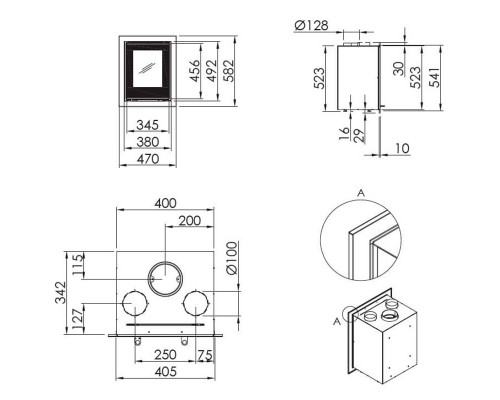 Каминная топка Spartherm Linear Kassette XS 500 Каминная топка Spartherm Linear Kassette XS 500