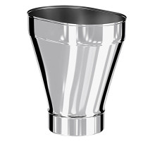 Крафт Овал переход с круга (П) на овал (М) 0,33м 100х200 (316/0,8)