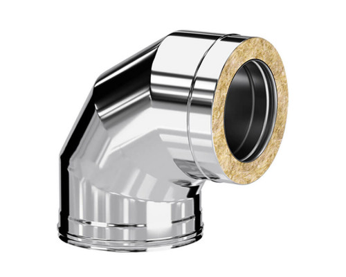 Крафт Газ-50 сэндвич-колено 90° (316/0,5/304/0,5)